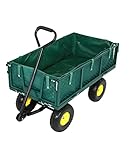 FROSAL Gartenwagen Transportwagen Phil 350 KG PU Räder - Bollerwagen - Handwagen - pannensicher