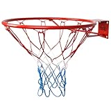 molti Basketballkorb Ø45 cm / 37cm HangRing Basketball Basketballring mit Netz und...