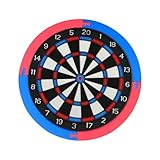 TFGXUE Klassische Dartboards mit 6 Darts, Dartscheibe Rund, Wabenstruktur, Wandmontage Dartboard mit...