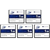 Dogfish Compact Flash Karte 1GB 5PACK Hochleistungsfähige Industrie CF Speicherkarte mit SLC NAND...