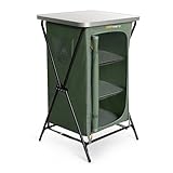 KADVA Camping Schrank CAMPShelf 13 50x60x98 cm Campingschrank aus Polyester Leichte und stabile...
