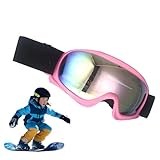Vibhgtf Snowboardbrille mit UV-Schutz – Skibrille, Schneesport, beschlagfrei, bequem und warm,...