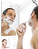 Rasierspiegel Dusche, Extra große Duschspiegel 21 x 29,7cm Entspricht A4 Papier, Rasierspiegel Bad...
