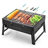 RILOOP BBQ Faltgrill Campinggrill Holzkohlegrill Minigrill Klappgrill Picknickgrill