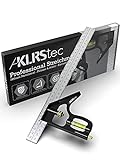 KLRStec® Professional Kombinationswinkel 300mm - Präziser Universal Kombiswinkel aus Metall mit...