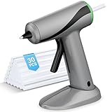 Heißklebepistole Akku, Pakinui Heissklebepistole Kabellos mit 2000mAh Akku, Schnelles Vorheizen in...