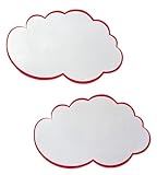 Franken GmbH UMZ W - Moderations-Wolken, 25 x 42 cm, 20 Stück, weiß/rot
