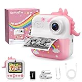 ElecMoga Sofortbildkamera Kinder, 48MP Kinderkamera 1080P HD 2,4 Zoll Bildschirm Digitalkamera mit...