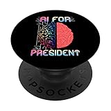 KI für Präsidenten Künstliche Intelligenz Maschinelles Lernen PopSockets mit austauschbarem...