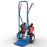 MAXCRAFT Sackkarre Treppenkarre bis 200 kg Treppensackkarre Transportkarre Treppensteiger - 12...