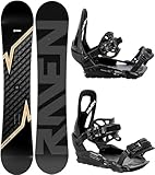 Snowboard Set: Snowboard Raven Pulse + Bindung Raven s230 (167cm Wide + s230 Black M/L)