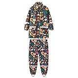 Regenjacke Junge 86 92 Kinder Jungen Dinosaurier Regenbogen bedruckte Regenjacke mit Kapuze...