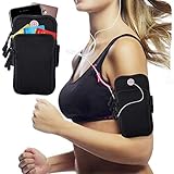 Armband Armtasche, Rennen Outdoor Handytasche Sport Laufen Doppel Reißverschluss Sportarmband für...