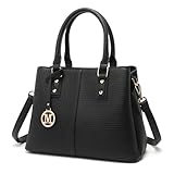 Miss Lulu Handtasche Damen Henkeltasche, Elegante Frau PU Leder Schultertasche, Riemen Top Griff...