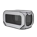 Love's cabin 94x54x54 cm Hundebox faltbar Auto große, mittlere, kleine Hunde - Pop-Up-Transportbox...