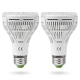 SANSI 15W LED Pflanzenlampe Vollspektrum, E27 Pflanzenlicht 200W Äquivalent Grow Light für...