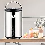 Heißwasserspender, Edelstahl, isolierte Catering-Urne mit Wasserhahn, 6L/8L/10L/12L/16L/20L für...