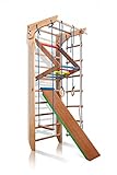 Turnwand Kinder Gym Klettergerüst ˝Kinder-3-220-Farbe˝ Holz Sportgerät Kletterwand Sprossenwand...