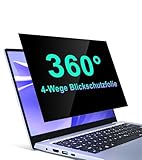 STARY Sichtschutzfolie Laptop 14 Zoll 16:10 Seitenverhältnis, 360°Anti-Blaulicht Anti-Blendfrei...