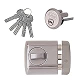 LINCE Supra 4930 Tür-Zusatzschloss – Sicherheits-Zusatzschloss mit Ziehschutz, ausziehbarem...