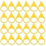 Healvian 100 Stück Radmutternanzeiger 33mm Kunststoff Radbolzenabdeckungen für Pkw Lkw zur...