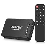 AGPTEK USB 2.0 1080P (1920 × 1080) HD Media Player RMVB MKV SD SDHC USB JPEG - mit optischem...