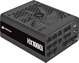 Corsair HX1000i Vollmodulares, Extrem Geräuscharmes ATX-Netzteil - ATX 3.0- Und PCIe 5.0-kompatibel...