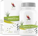 Carnium Botanicals Green D TOX – Spirulina & Chlorella mit Gerstengras & Weizengras –...