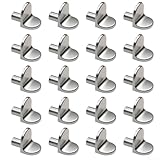 20 Stück Regalstütze, 6 mm, L-förmige Regalstütze, Meta-Regalklammern für Küchenschrank,...