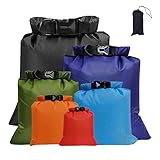 EBKCQ 6 Stück Outdoor wasserdichte Tasche, Ultraleichte Drybag, Wasserdichter Beutel, Wasserdichter...