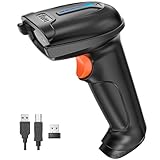 Tera Barcode Scanner 1D 2D QR Wireless Kabellos 2,4 GHz + Wired USB 2,0 Kabelgebunden Handscanner...