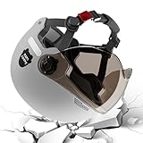 Motorrad-Halbhelm – Leichter Cruiser-Helm, Jethelm | Vintage Cruiser-Helm, Hut mit verstellbaren...