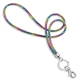 Soleebee Kartenhalter Trageband, Bling Strass Schlüsselband Lanyard mit Schlüsselring Kristall...