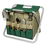 Gartenhocker - Ergonomischer Und Faltbarer Tragbarer Organizer Für Werkzeugsatz,Faltbarer...