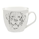 AMBITION Große Kaffeetasse 550ml Golden Retriever Wild Jumbotasse Porzellan Spülmaschine &...