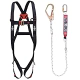 JSP Spartan Einzel-Rückhalte-Set mit Falldämpfer – Absturzsicherung – EN-Zertifiziert –...
