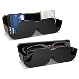 Brillenhalter für Auto: 2 Stück Sonnenbrillenhalter Auto, Auto Brillenablage, KFZ...