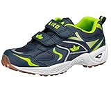 Lico Bob V Unisex Kinder Hallenturnschuh, marine/lemon, 35 EU