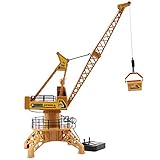 Diheohg Rc Fern Bedienung Simulation Kran BAU Spielzeug Rc Kran Rc Modell Spielzeug 360 Grad Drehen...