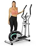 Crosstrainer für zuhause, Dripex Magnetisch ultraleiser Ellipsentrainer mit 6KG Schwungrad, 8...