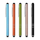 Eingabestift 5 Stück Touchstift Stylus Pen Touchscreen Stift für iPhone Samsung Galaxy Huawei...