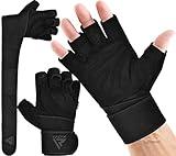 RDX Fitness Handschuhe Herren Damen, Trainingshandschuhe Krafttraining handgelenkschutz für...
