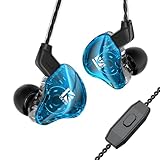 YINYOO KBEAR KS1 In-Ear-Kopfhörer (KS1 Blau, mit Mikrofon)