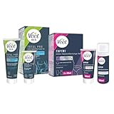 Veet Expert/Men Intim-Haarentferungs-Set für Sie und Ihn - Enthaarungscreme für den Intimbereich -...