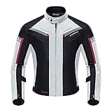 Zyxformis Motorradjacke Herren Motorradjacke wasserdicht winddicht mit Protektoren Jacke für den...