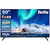 TuTu TUQ50UN1 Fernseher 50 Zoll (126 cm), QLED 4K UHD Android TV mit WLAN, Bluetooth, HDR, Google...