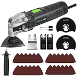 GALAX PRO Oszillationswerkzeug Oszillierer Multitool 400 Watt 6 Einstellbare Geschwindigkeiten zum...