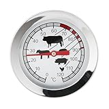 Van Henry Edelstahl Bratenthermometer - Analoges und kabelloses Fleischthermometer für Küche und...