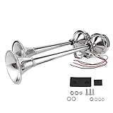 Torvex elektrisches Horn, Doppel -Trompetenhorn, Marine -Signalhorn, kompatibel mit 12 -V...