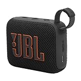 JBL Go 4 in Schwarz – Tragbare Bluetooth-Lautsprecher-Box Pro Sound, tiefem Bass und...